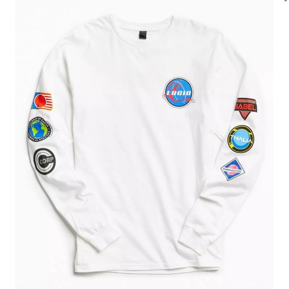 Logic Space Patches Long Sleeve Tee in size S - Picture 3 of 5